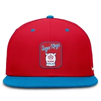 MLB Nike Red/Blue Miami Marlins City Connect Patch Performance Fitted Hat