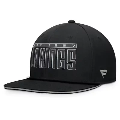 NHL Fanatics Los Angeles Kings Gino Flatbrim Snapback Hat