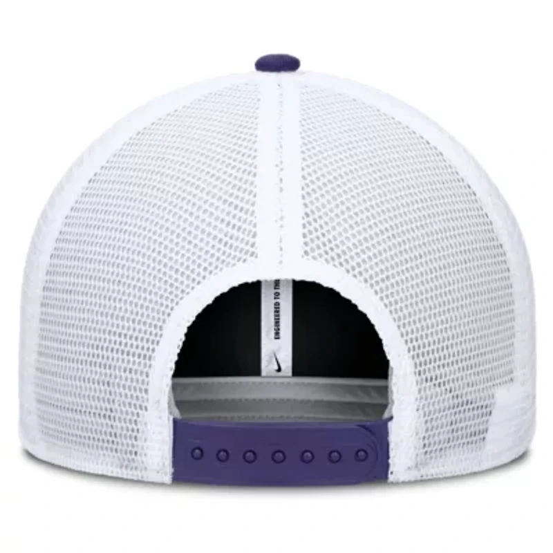 MLB Nike Purple/White Tampa Bay Rays Rise Adjustable Trucker Hat