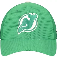 NHL Fanatics Kelly New Jersey Devils Authentic Pro St. Patrick's Day Flex Hat
