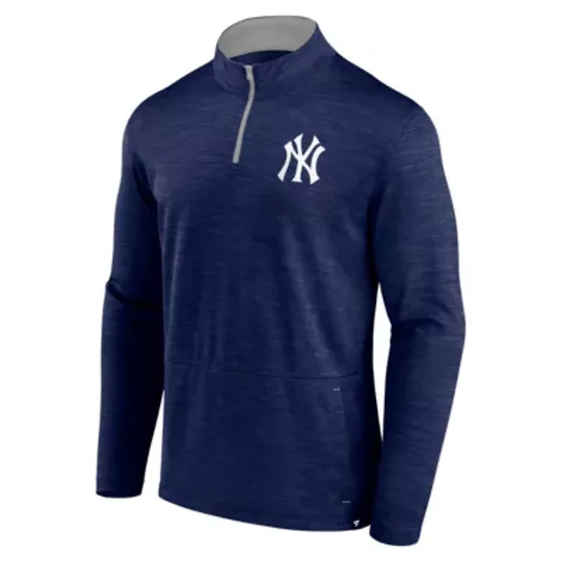 MLB Fanatics New York Yankees Fundamentals Quarter-Zip Pullover