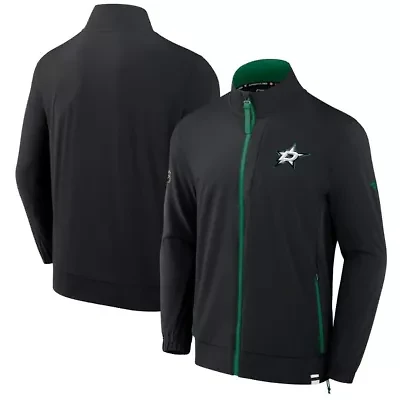 NHL Fanatics Dallas Stars Authentic Pro Rink Coaches Full-Zip Jacket