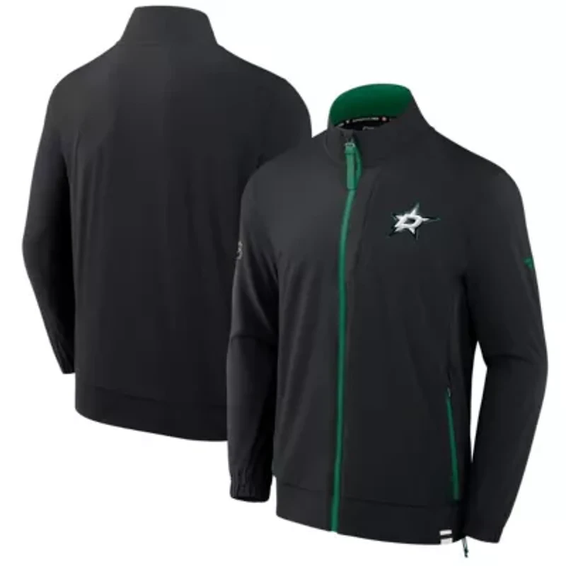 NHL Fanatics Dallas Stars Authentic Pro Rink Coaches Full-Zip Jacket