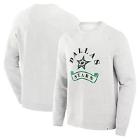 NHL Fanatics Dallas Stars Banner Fleece Raglan Pullover Sweatshirt