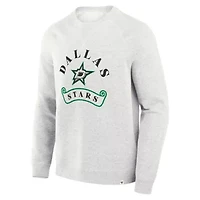 NHL Fanatics Dallas Stars Banner Fleece Raglan Pullover Sweatshirt