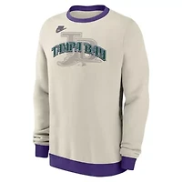 MLB Nike Tampa Bay Rays Cooperstown Collection Fleece Pullover Sweatshirt