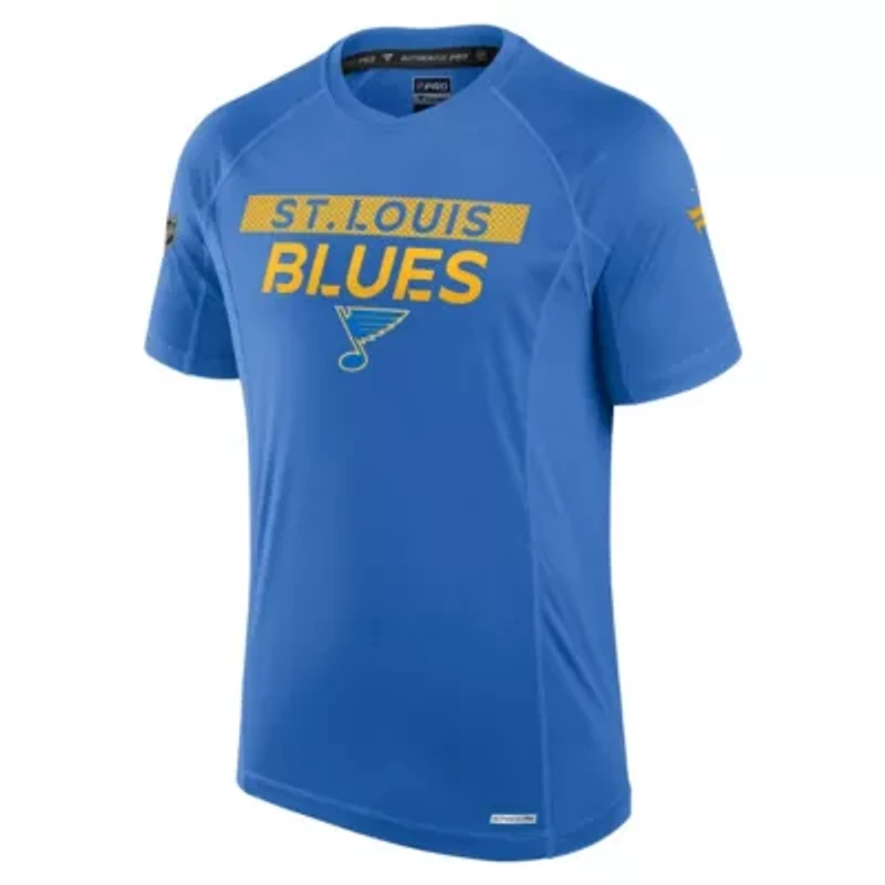NHL Fanatics St. Louis Blues Authentic Pro Tech Raglan T-Shirt