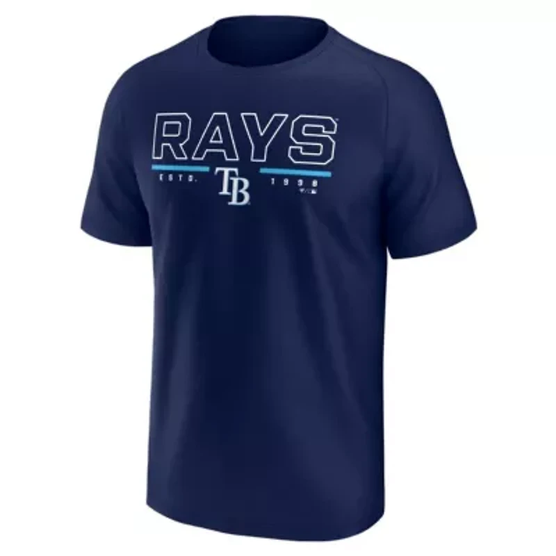 MLB Fanatics Tampa Bay Rays Raglan T-Shirt
