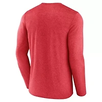 NHL Fanatics Carolina Hurricanes Sweep Iconic Synthetic Long Sleeve T-Shirt