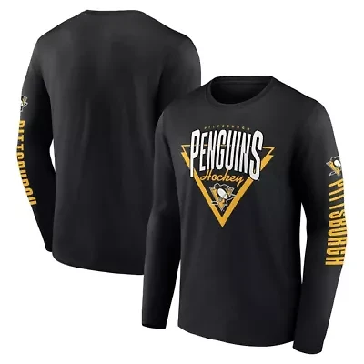 NHL Fanatics Pittsburgh Penguins Headline Long Sleeve T-Shirt