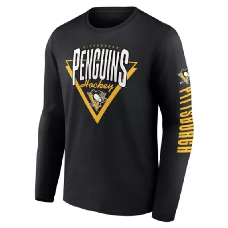 NHL Fanatics Pittsburgh Penguins Headline Long Sleeve T-Shirt