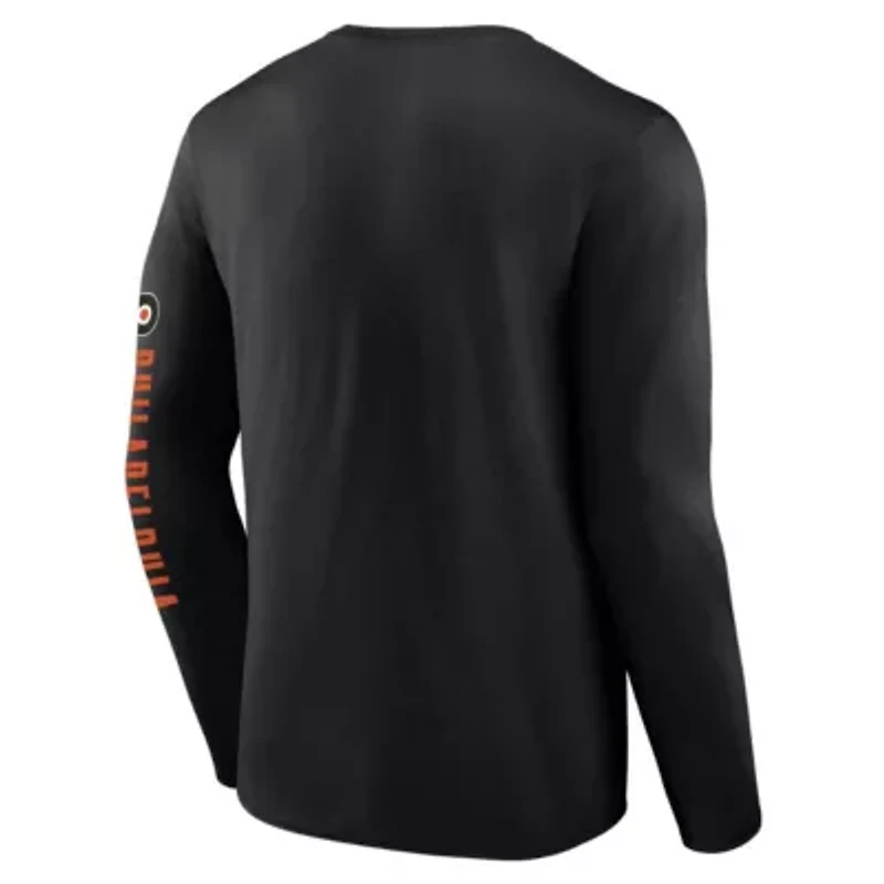 NHL Fanatics Philadelphia Flyers Headline Long Sleeve T-Shirt