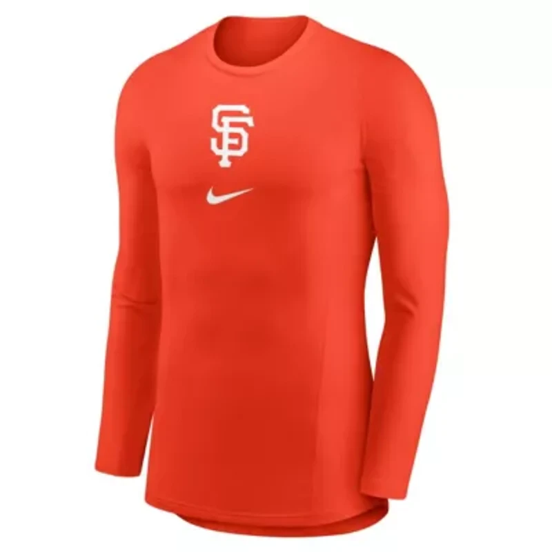 MLB Nike San Francisco Giants City Connect Base Layer Raglan Long Sleeve Performance T-Shirt