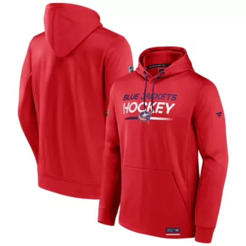 NHL Fanatics Columbus Jackets Authentic Pro Fleece Pullover Hoodie
