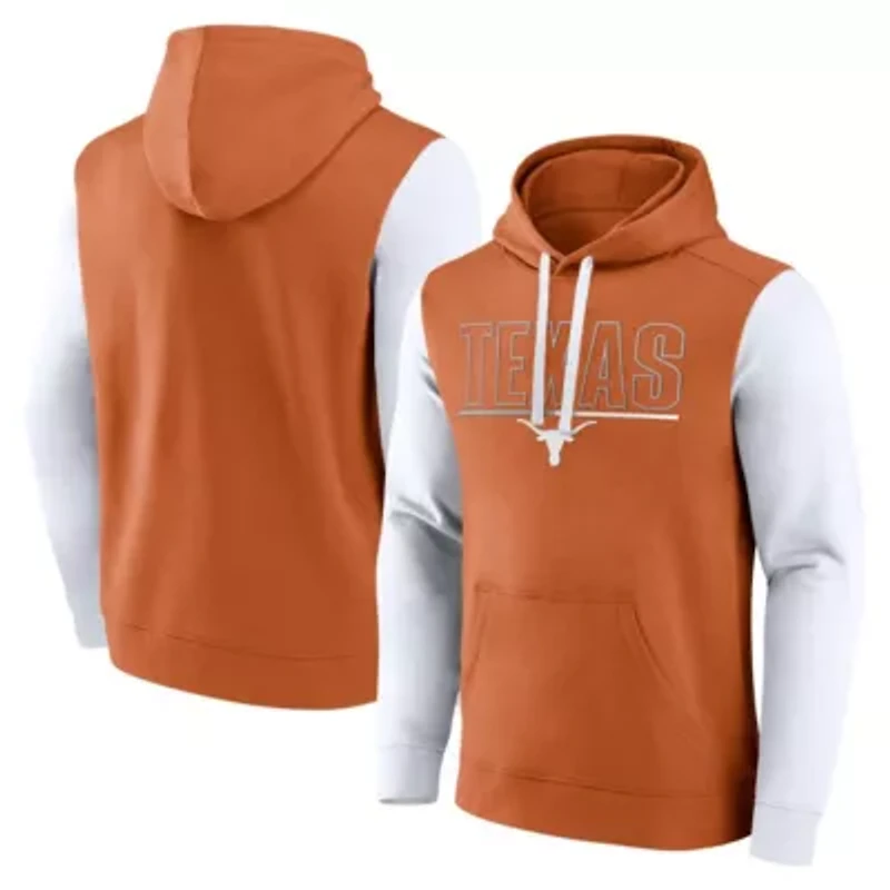 NCAA Fanatics Texas Longhorns Outline Pullover Hoodie