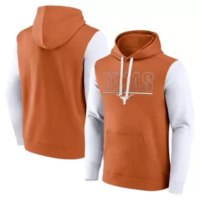 NCAA Fanatics Texas Longhorns Outline Pullover Hoodie