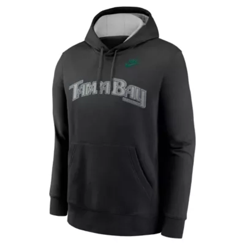 MLB Nike Tampa Bay Rays Rewind Club Logo Pullover Hoodie