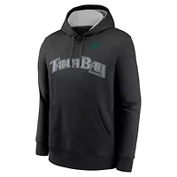 MLB Nike Tampa Bay Rays Rewind Club Logo Pullover Hoodie