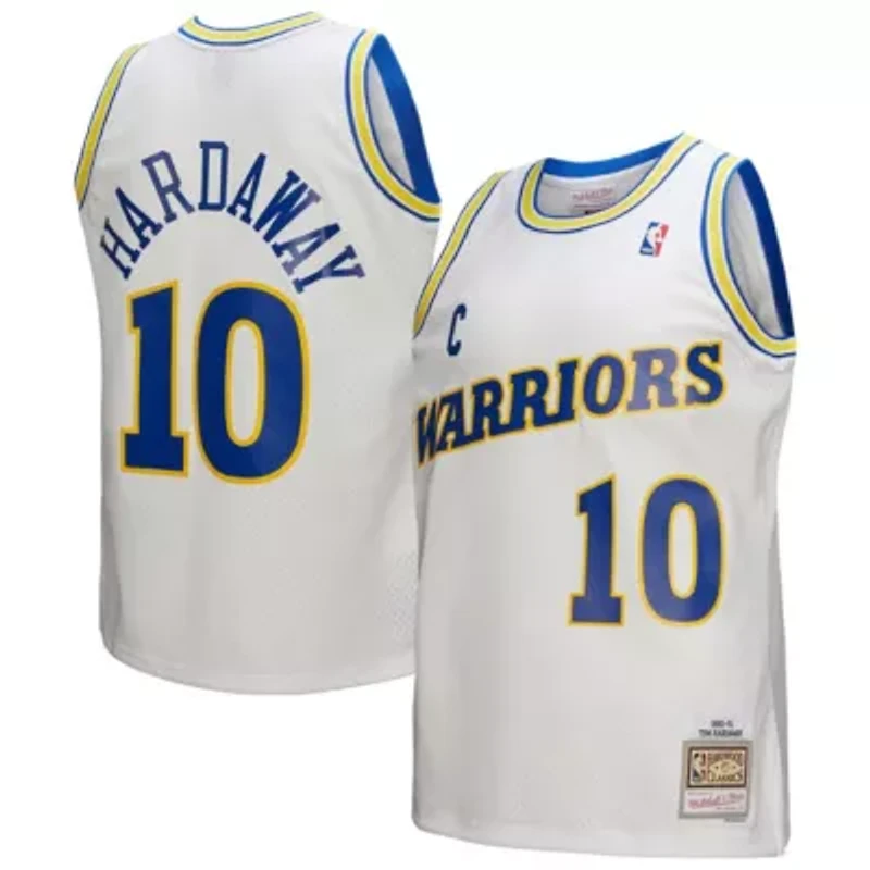 NBA Tim Hardaway Golden State Warriors Hardwood Classics 1990/91 Swingman Jersey