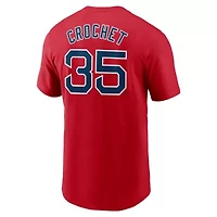 Boston Red Sox MLB Nike Garrett Crochet Fuse Name & Number T-Shirt