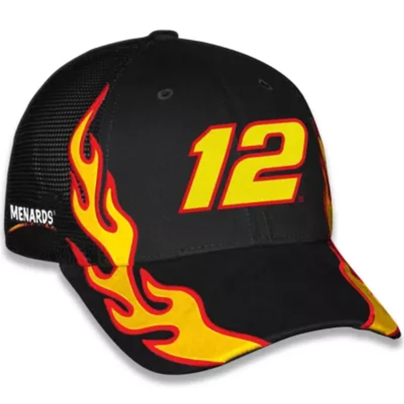 NASCAR Unisex Ryan Blaney Menards Flame Trucker Adjustable Hat