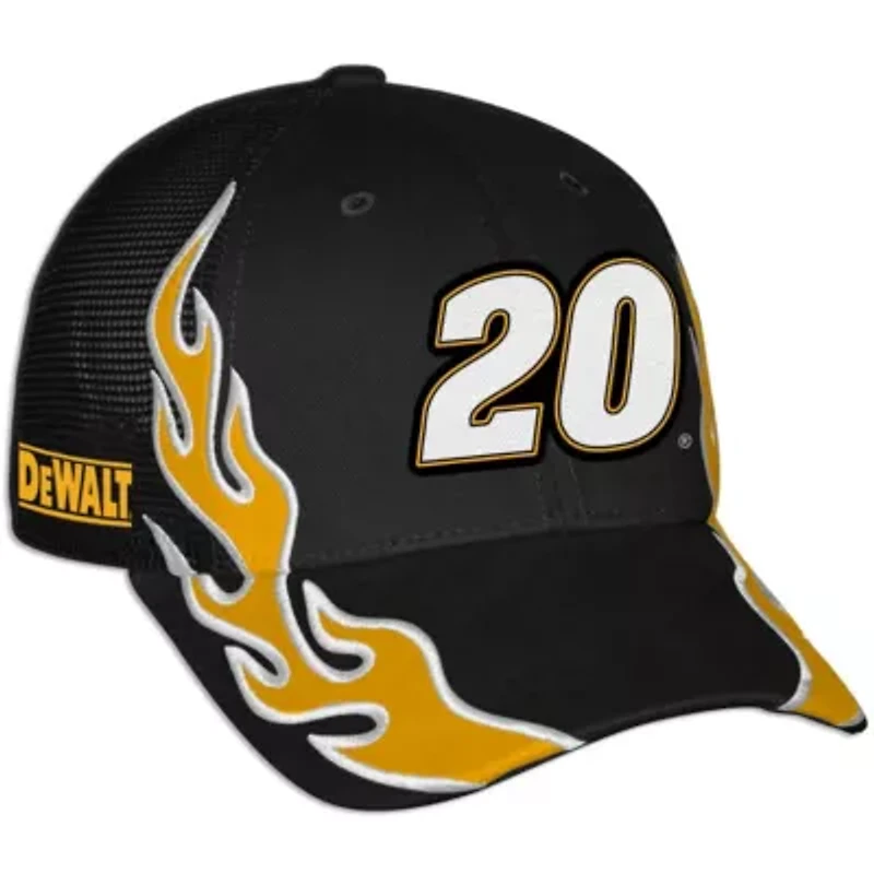 NASCAR Unisex Christopher Bell DeWalt Flame Trucker Adjustable Hat