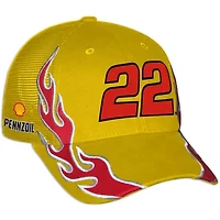 NASCAR Unisex Joey Logano Shell Pennzoil Flame Trucker Adjustable Hat