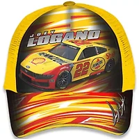 NASCAR Unisex Joey Logano Shell-Pennzoil Adjustable Trucker Hat