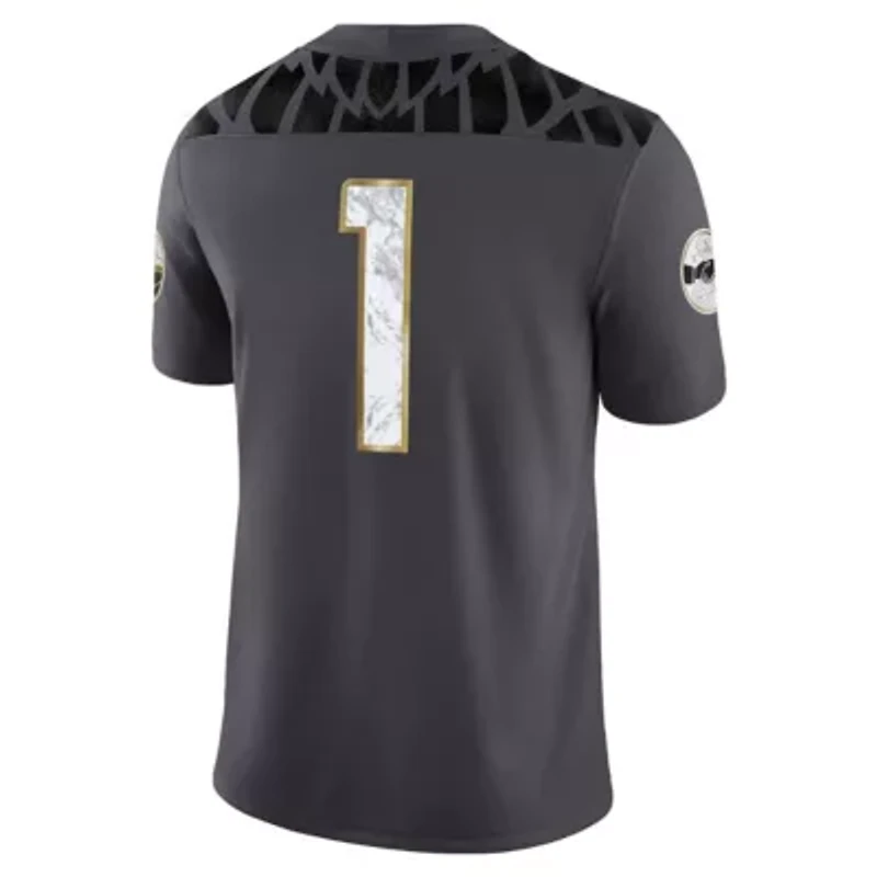 NCAA Nike #1 Oregon Ducks Shoe Duck Game Jersey
