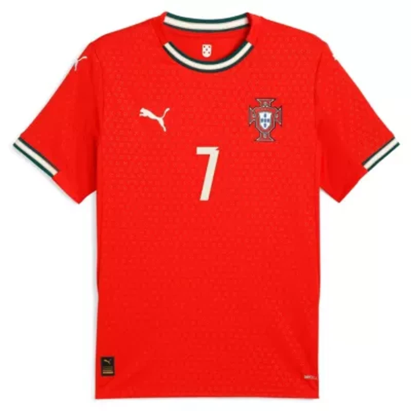 Soccer National Teams Cristiano Ronaldo Portugal Team 2025 Home Replica Jersey