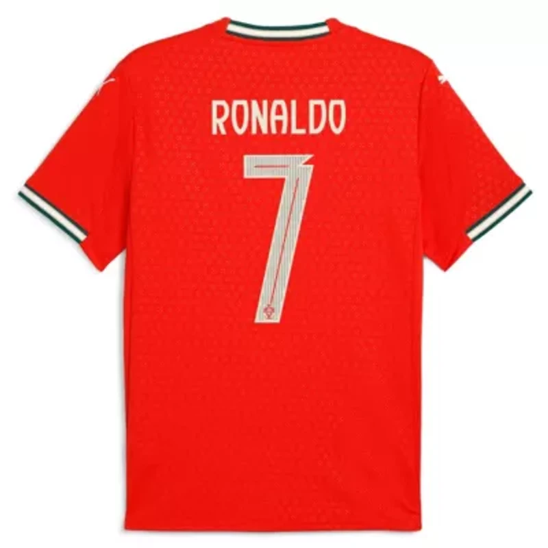 Soccer National Teams Cristiano Ronaldo Portugal Team 2025 Home Replica Jersey