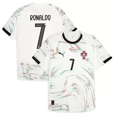 Soccer National Teams Cristiano Ronaldo Portugal Team 2025 Away Authentic Jersey