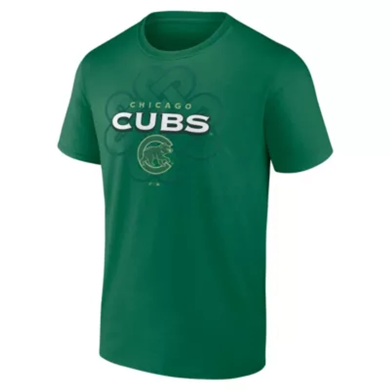 MLB Fanatics Kelly Chicago Cubs Celtic Luck T-Shirt