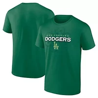 MLB Fanatics Kelly Los Angeles Dodgers Celtic Luck T-Shirt