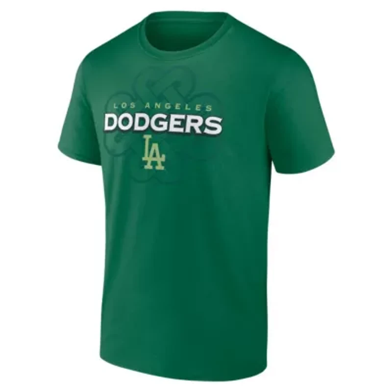 MLB Fanatics Kelly Los Angeles Dodgers Celtic Luck T-Shirt