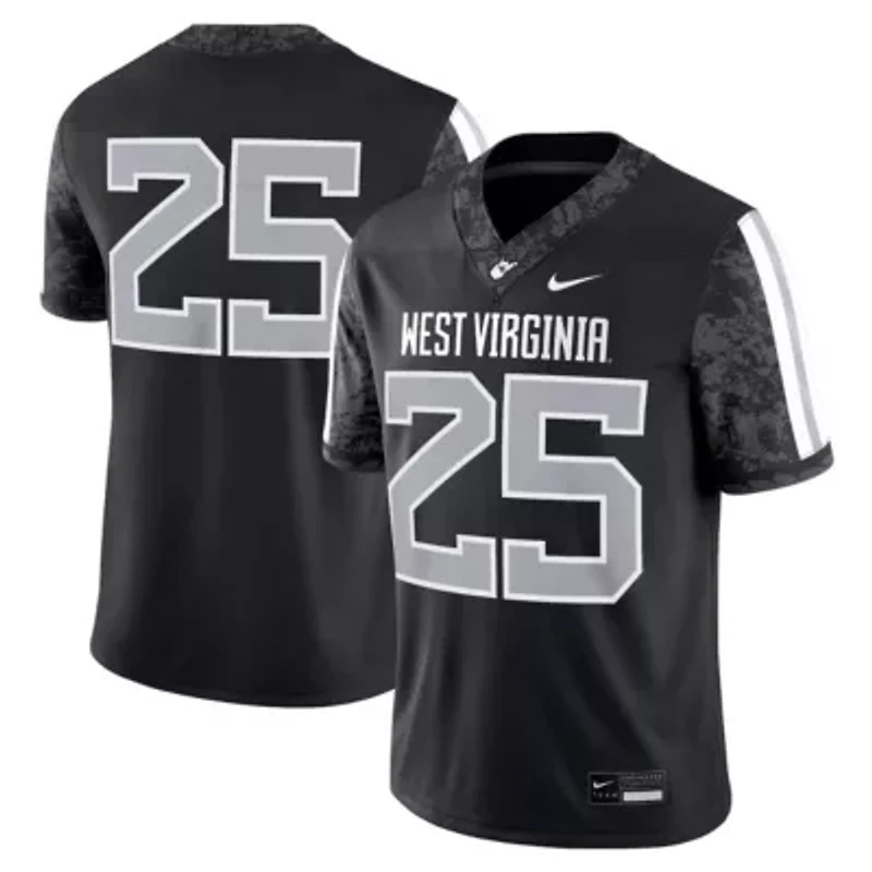 NCAA Nike #25 West Virginia Mountaineers Alternate Game Jersey