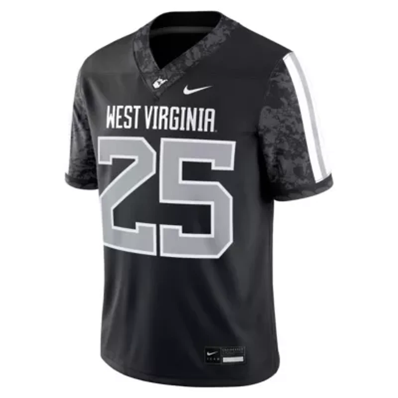 NCAA Nike #25 West Virginia Mountaineers Alternate Game Jersey