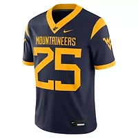 NCAA Nike #25 West Virginia Mountaineers Limited Home Game Jersey