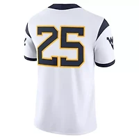 NCAA Nike #25 West Virginia Mountaineers Limited Away Game Jersey