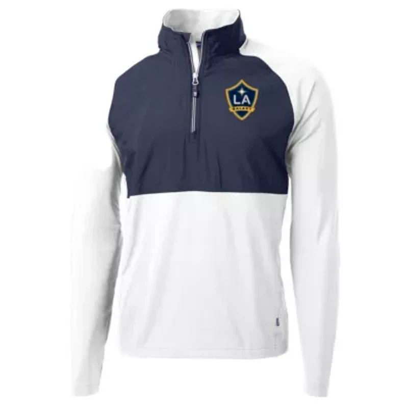 MLS LA Galaxy Adapt Eco Knit Hybrid Recycled Quarter-Zip Pullover Top
