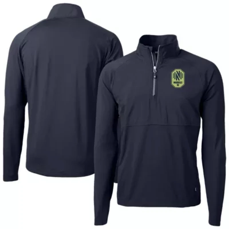MLS Nashville SC Adapt Eco Knit Hybrid Recycled Quarter-Zip Pullover Top