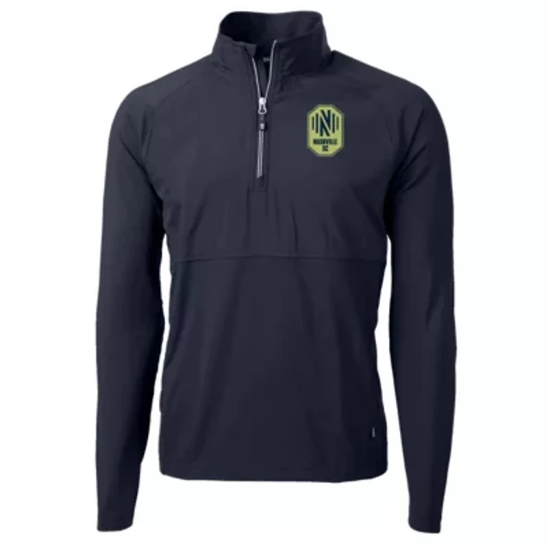 MLS Nashville SC Adapt Eco Knit Hybrid Recycled Quarter-Zip Pullover Top