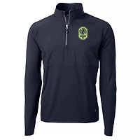 MLS Nashville SC Adapt Eco Knit Hybrid Recycled Quarter-Zip Pullover Top