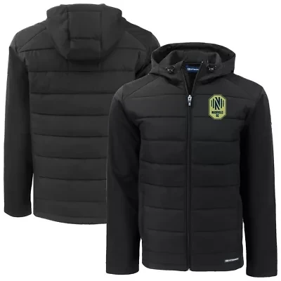 MLS Nashville SC Evoke Hybrid Eco Softshell Recycled Full-Zip Jacket