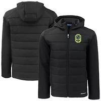 MLS Nashville SC Evoke Hybrid Eco Softshell Recycled Full-Zip Jacket