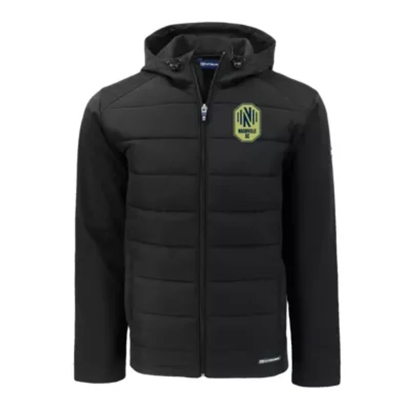 MLS Nashville SC Evoke Hybrid Eco Softshell Recycled Full-Zip Jacket