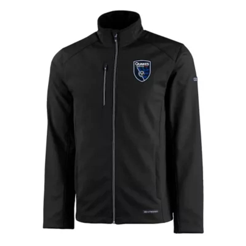 MLS San Jose Earthquakes Evoke Eco Softshell Recycled Full-Zip Jacket