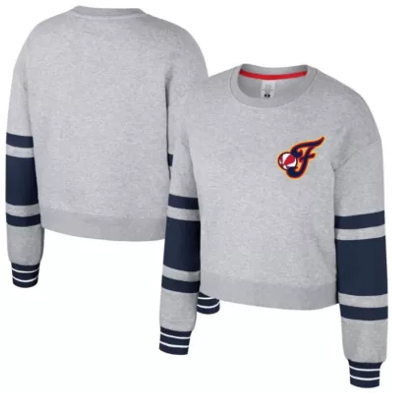 WNBA Unisex Indiana Fever Cropped Pullover Sweatshirt