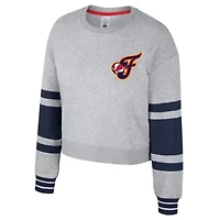 WNBA Unisex Indiana Fever Cropped Pullover Sweatshirt
