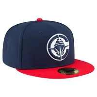 Los Angeles Clippers NBA Navy/Red LA 2-Tone 59FIFTY Fitted Hat